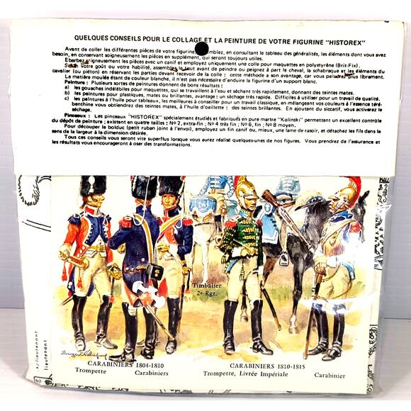 Historex Historical Figurines CARABINIERS 1810-1815 TRUMPETER, New, See Pics! - Picture 3 of 3